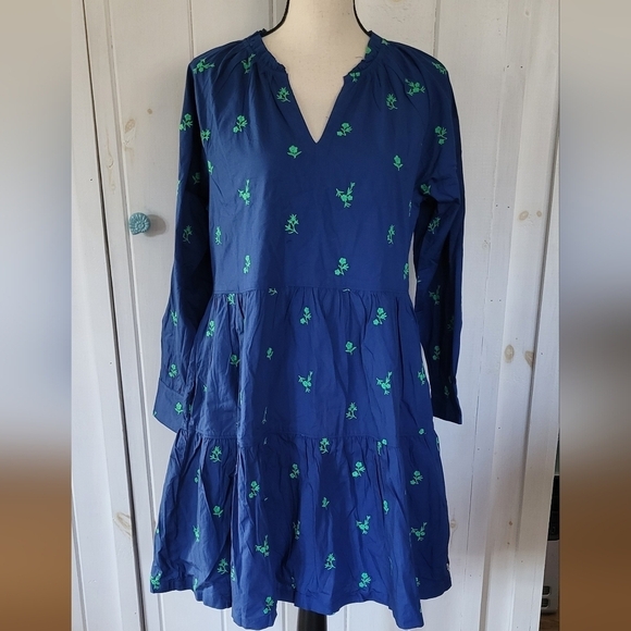 Hatley Maddy Popover Embroidered Flower Dress - Picture 1 of 14